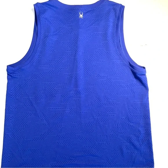 NWOT: Spyder Active Royal Blue Performance Tank - Picture 6 of 9